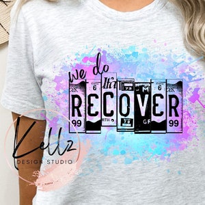 Wir Recover Farbspritzer | PNG Digitales Design| Digitaler Download | Sofortdownload | Digitales Design | Sublimationsdruck | DTF Kompatibel