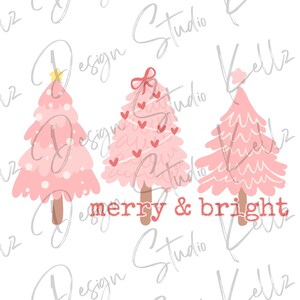 Merry and Bright | PNG Digital Design| Digital Download | Instant Download | Digital Design | Sublimation