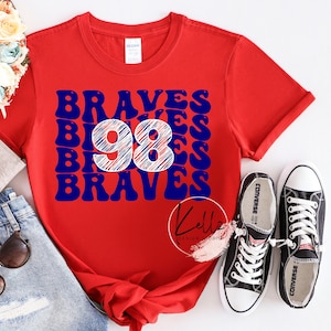 98 Braves | PNG Digital Design| Digital Download | Instant Download | Digital Design | Sublimation