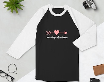 Raglan overhemd met 3/4 mouwen
