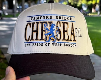 Vintage Style Chelsea F.C. Snapback Hat - White Version