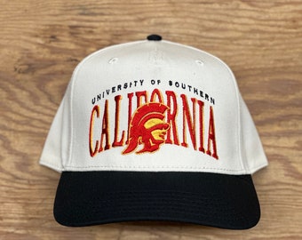 90&#39;s Vintage Style USC (California) Snapback Gameday Hat | Retro College Football Fan Accessory