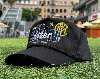 90s Vintage Style Inter Milan Snapback Hat