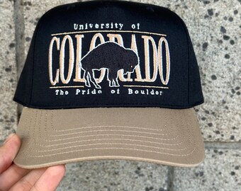 90s Vintage Style Colorado Snapback baseball cap (BLACK)