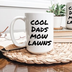 Funny Lawn Enthusiast Mug for Dad Birthday Gift from Daughter Gift from Wife to Husband Cool Dad Club Gift Best Dad Ever Fathers Day Unique