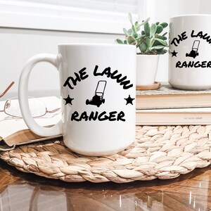 Funny Western Theme Dad Mug for Lawn Care Lover Maintenance Crew Thank You Gift for School Staff Father&#39;s Day Lawn Gift for Cowboy Yard work