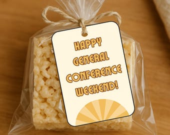 AFDRUKBARE Algemene Conferentie Cadeaukaartjes voor Goodies Traktaties Koekjes Basisbrood Bedienen Idee van de Buurt ZHV-folder Vriend Leuk