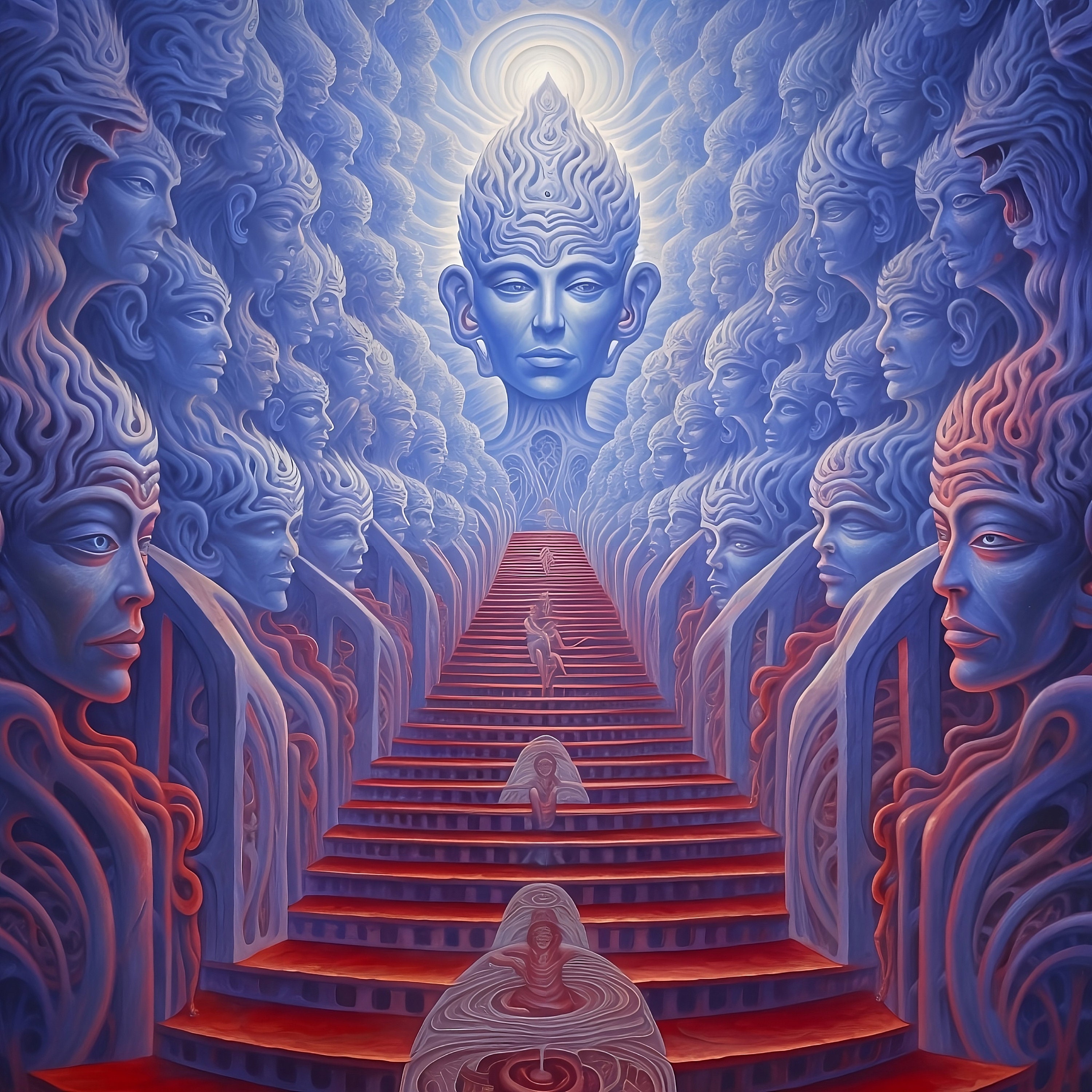 Alex Grey Inspired Stairway to Heaven Alex Grey Style Digital Download Art Printable High resolution for Posters Shirts Prints Etc. Etsy