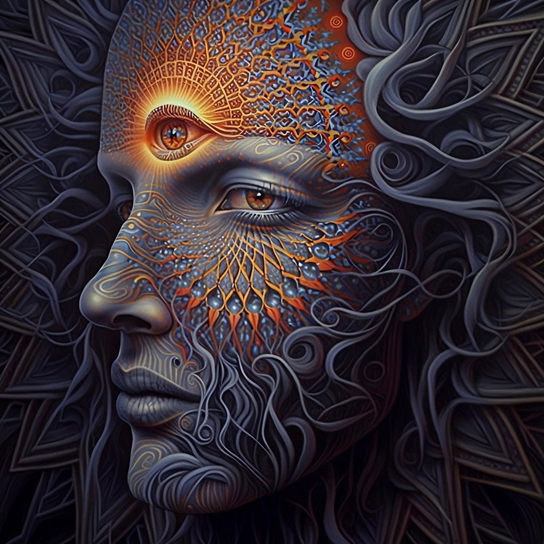 Alex Grey Inspired, High-resolution Digital Download Printable - Etsy