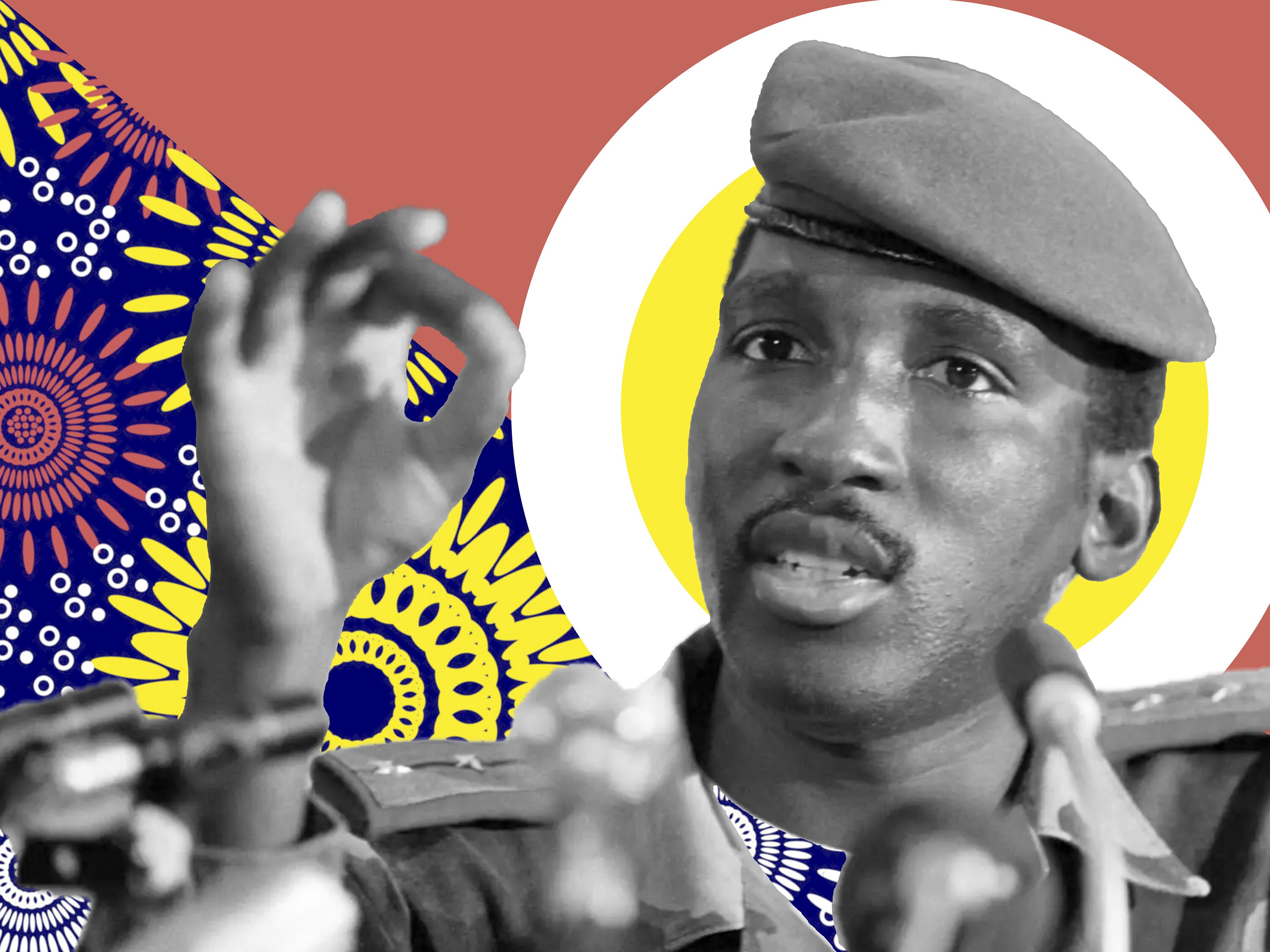 Thomas Sankara Collage Portrait Poster Political Art Print Etsy