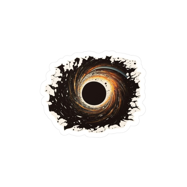 Black Hole Sticker - Etsy