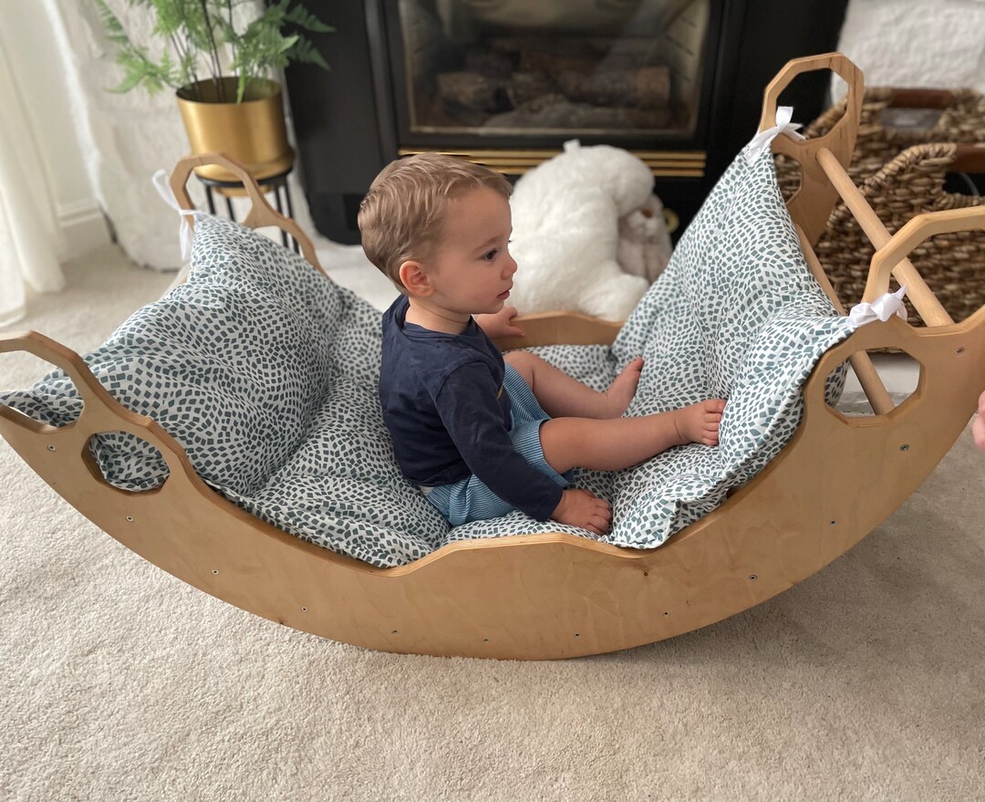 PERSONALIZED Montessori Pikler Triangle Arch Pillow Cushion Etsy