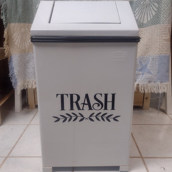 Farmhouse Trash Can Etsy