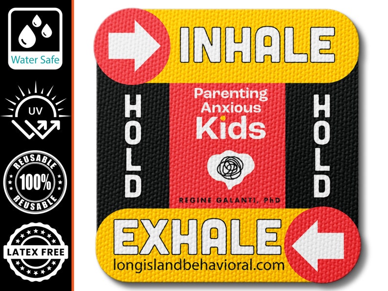 Your Brand Custom Textured Sensory Stickers Add your logo Breathing Tool for Anxiety 3 Durable with Reusable Adhesive image 4