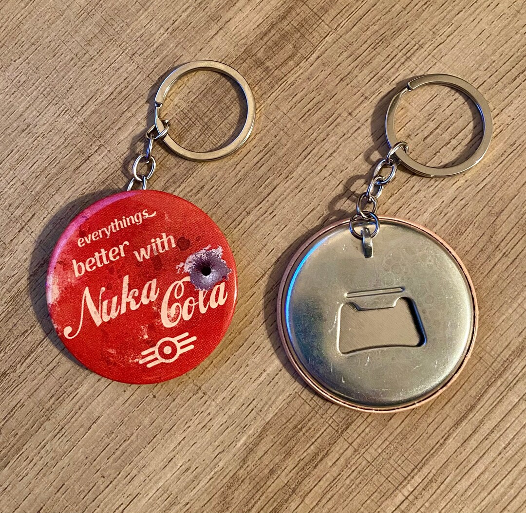 Nuka Cola Bottle Cap Opener Keychain Etsy