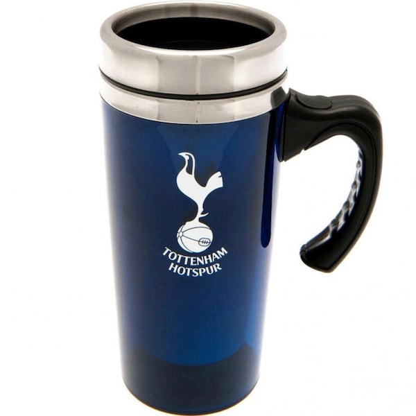 Tottenham Hotspur FC Handled Travel Mug, great flask gift for a spurs fan.