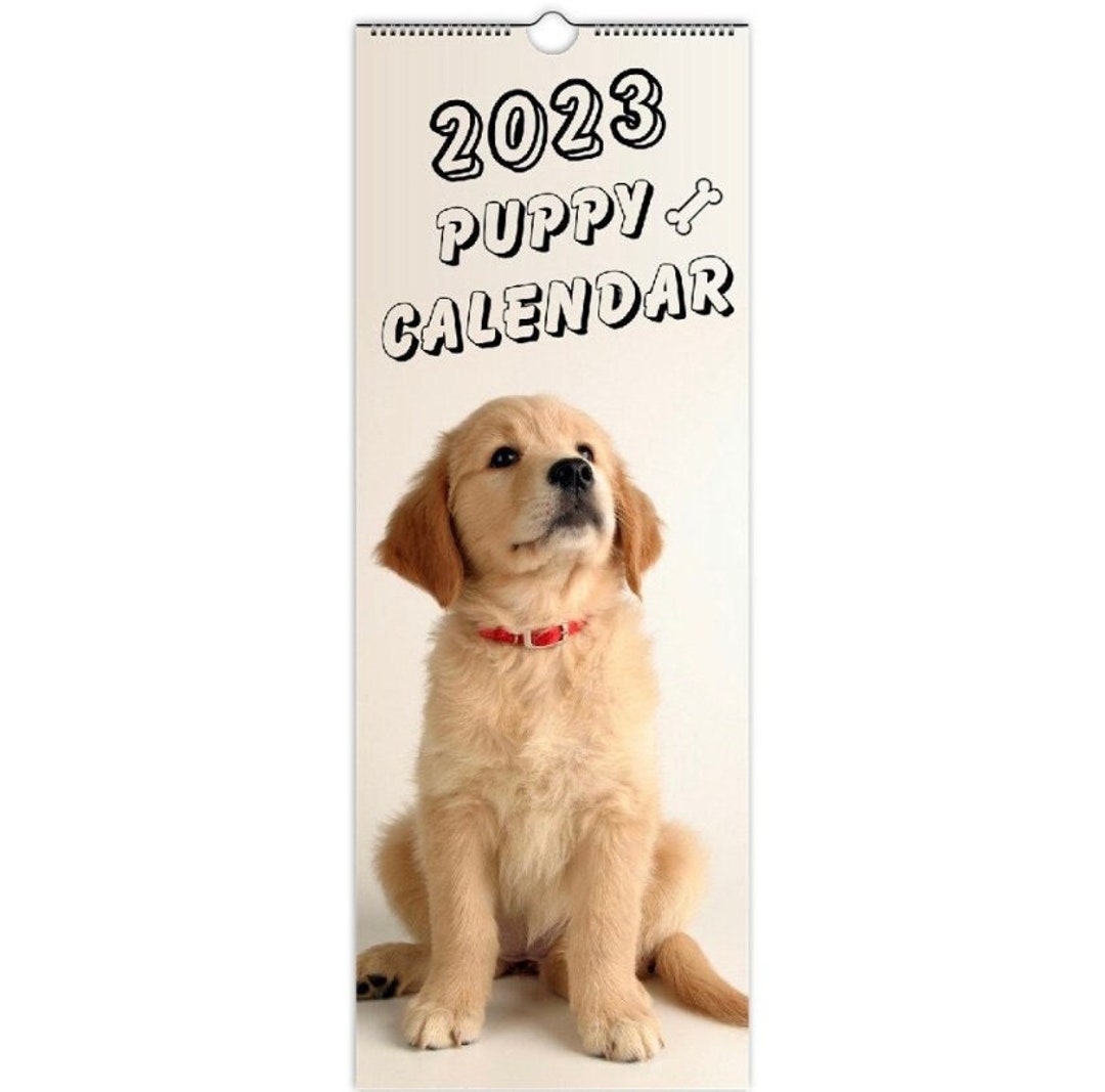 2023-puppy-calendar-cute-dogs-calendar-gift-for-2023-etsy-australia