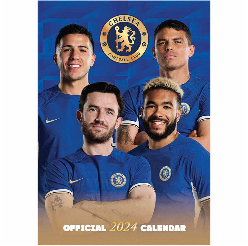 Chelsea Calendar 2024, New Football Calendar for 2024, Great Gift for