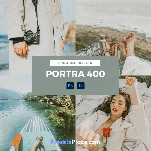 Portra 400 Presets - Mobile & Desktop Presets Kodak Preset Influencer Preset Filter Vintage Analog Presets Instagram filter