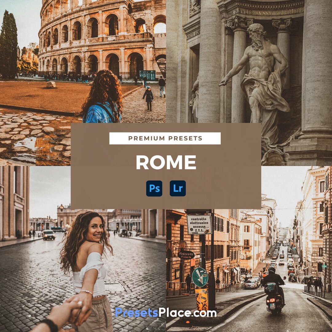 Rome - Mobile & Desktop Aesthetic Preset, Bright, Vintage, Grain ...