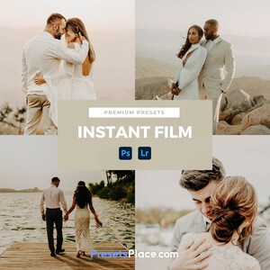Instant Film - Mobile & Desktop Preset - soft tones, Vintage, Retro, Cinematic, Summer, colorful retro colors, film grain Photography Filter