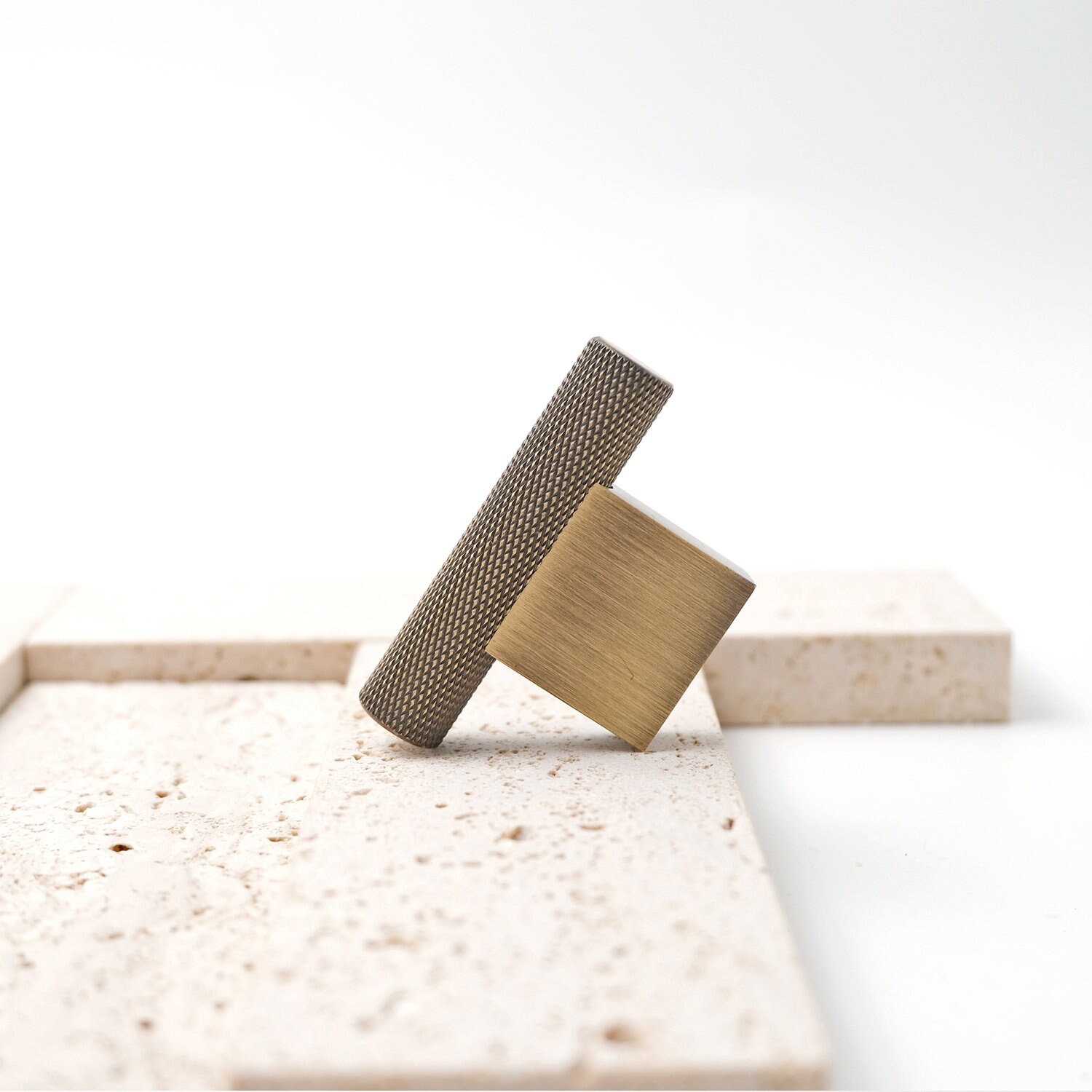 Knurled Brass Handles Aged Brass Handles Brass Pulls Antique