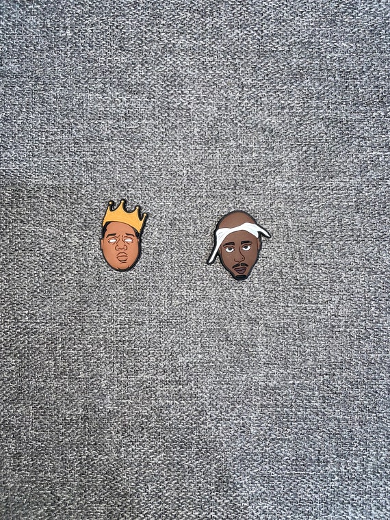 Biggie/tupac Croc Charm Set Hip Hop Rap Jibbitz for Crocs