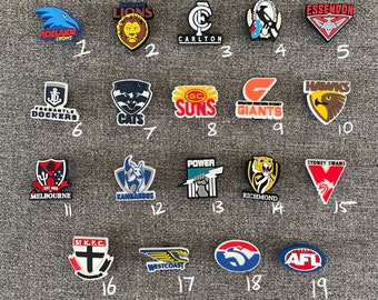 AFL Croc Charms - Aussie Rules Football League