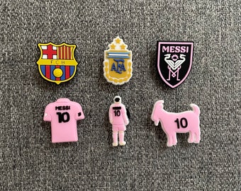 Lionel Messi Set (6) of Croc Charms