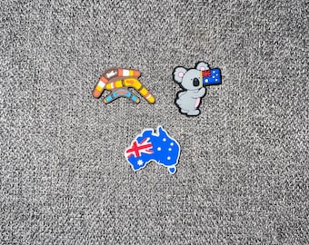 AUSSIE croc charms