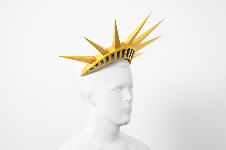 Crown of the statue of liberty, A3 PDF Template image 5