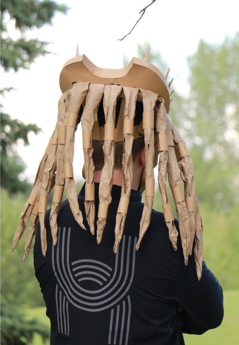 Alien Hunter Mask Template – DIY Polygonal Costume (PDF & SVG) - Etsy