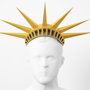 Crown of the statue of liberty, A3 PDF Template image 3