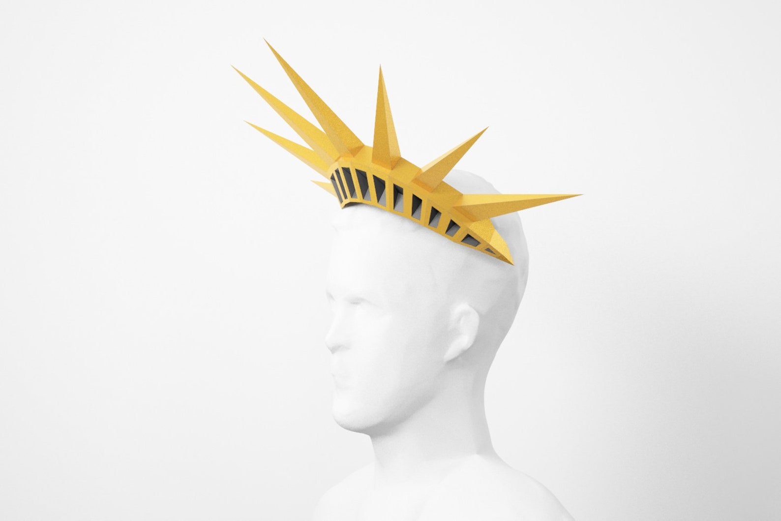 Crown of the Statue of Liberty, A3 PDF Template - Etsy