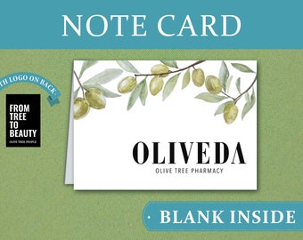 Oliveda Notizkarte Digital druckbare Karte | Druckbare Karte | Digitale Downloadkarte | Notizkarte Digitaler Download | Dankbarkeitskarte | Vielen Dank