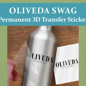 Oliveda Sticker | Oliveda Swag | Oliveda sticker for glass, cup, mug beverage container or laptop, etc..
