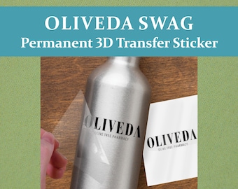 Oliveda Aufkleber | Oliveda Swag | Oliveda Aufkleber für Glas, Tasse, Becher, Getränkedose oder Laptop, etc.