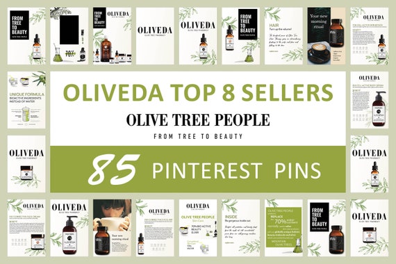 オリーブページ Oliveda Pinterest Pin | Customizable | Olive Tree People