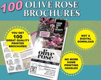 OTP Olive Rose Brochure Trifold Brochure for Olive Rose Olive Tree People Oliveda Literature Supplies