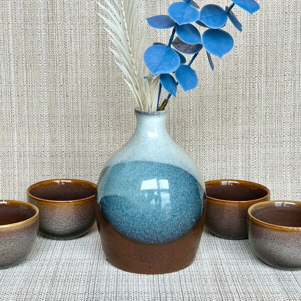 Vintage Pottery Craft USA Vase 6" Stoneware Mid-Century Modern 1970s Robert Maxell, MCM Pottery Craft, MCM Stoneware Vase