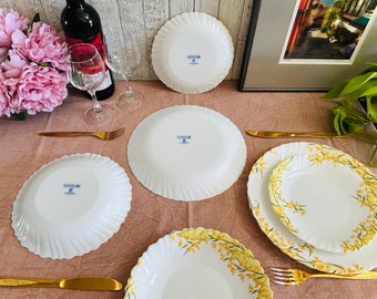Lot of Vintage Luminarc Verrerie D'arques France Champagne Drinking