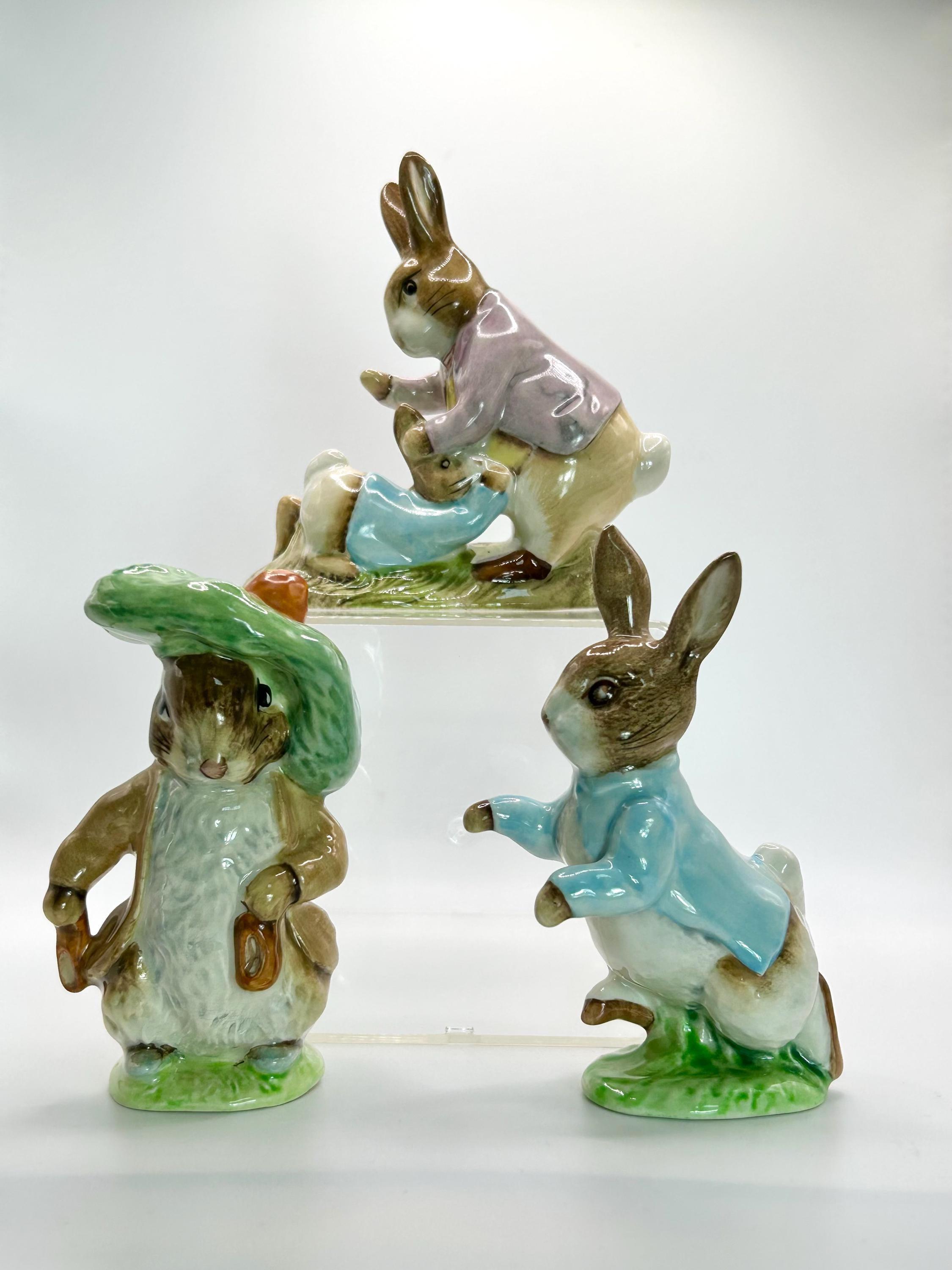 BEATRIX POTTER'S Bunny Figurine, F Warne Co Ltd, Beswick England, Mr ...