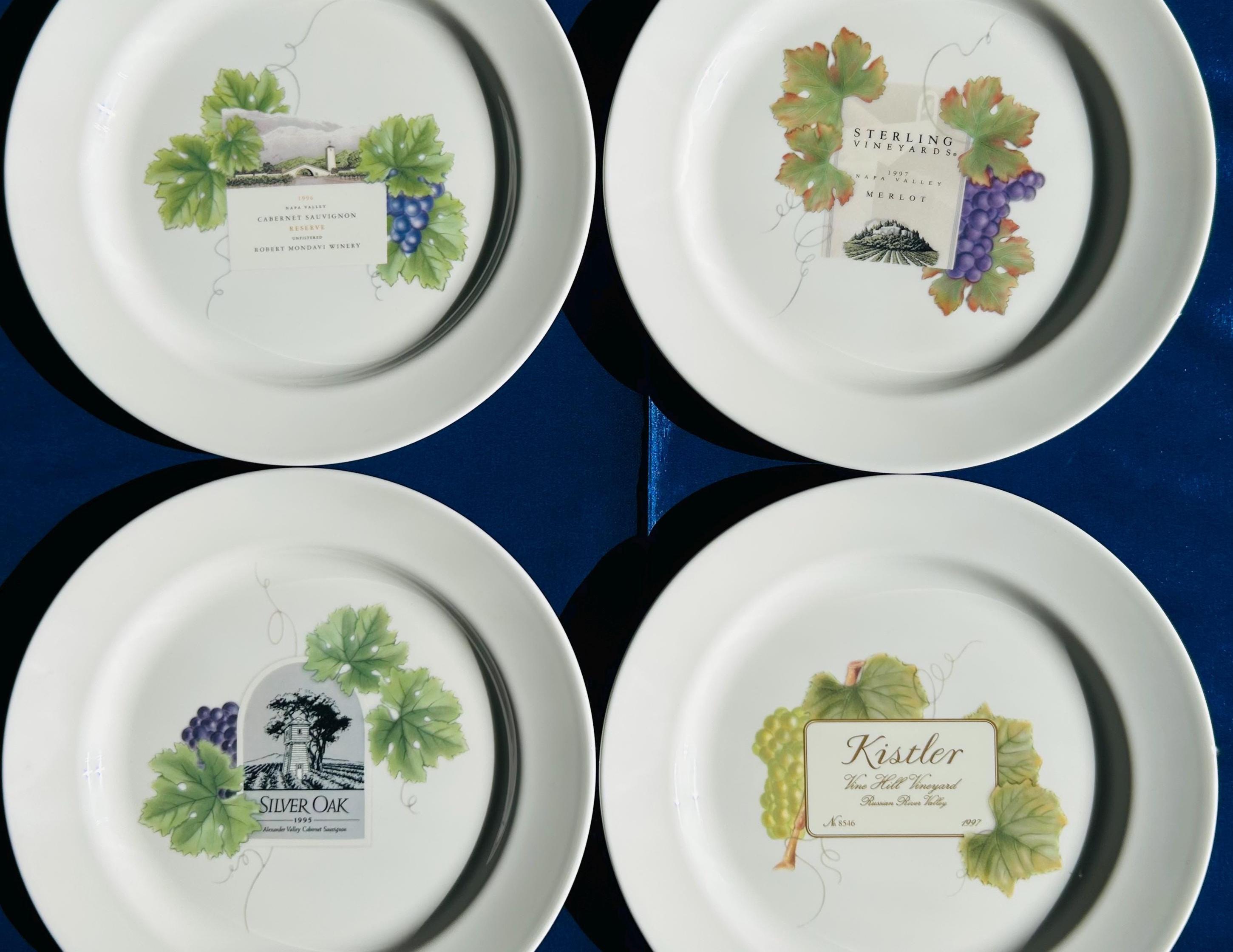 Vintage Wedgwood Grand Gourmet Wine Salad Plate 10