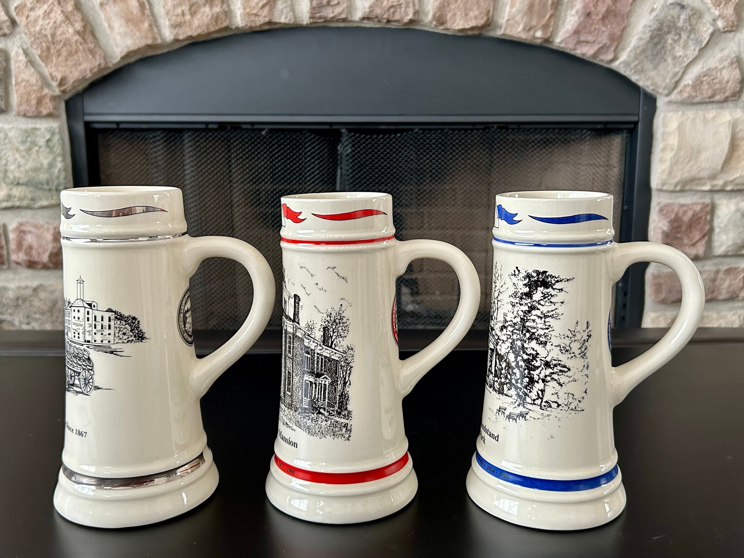Vintage Leinenkugel Beer Stein: Chippewa Falls Historical Landmark