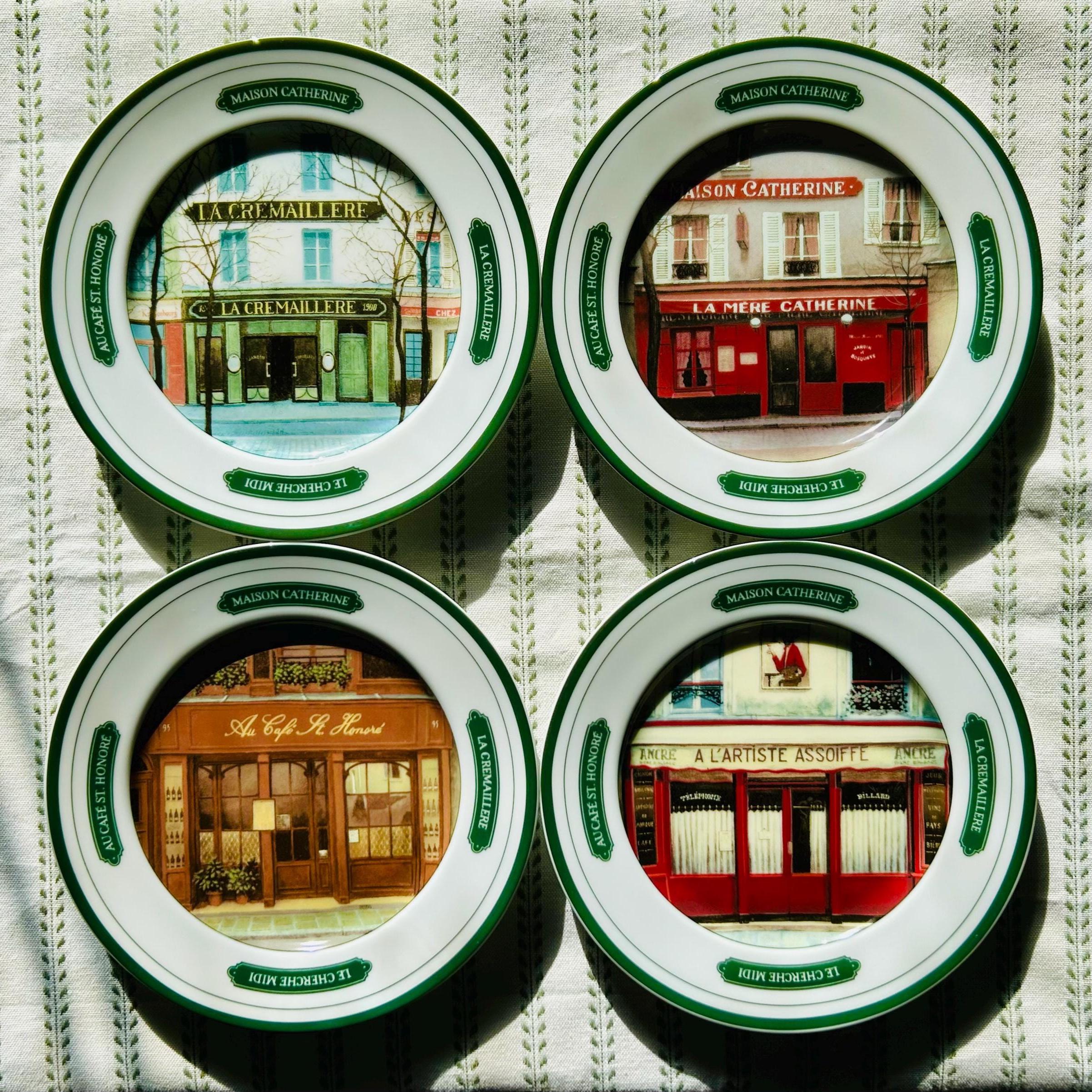 Vintage Williams Sonoma Le Bistro Collection Salad Plates, Set of