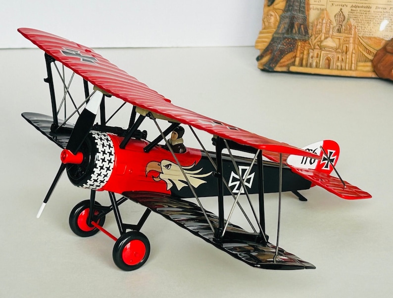 Vintage 1917 Sopwith Pup Diecast Model Plane: GEARBOX Collectibles WWI ...