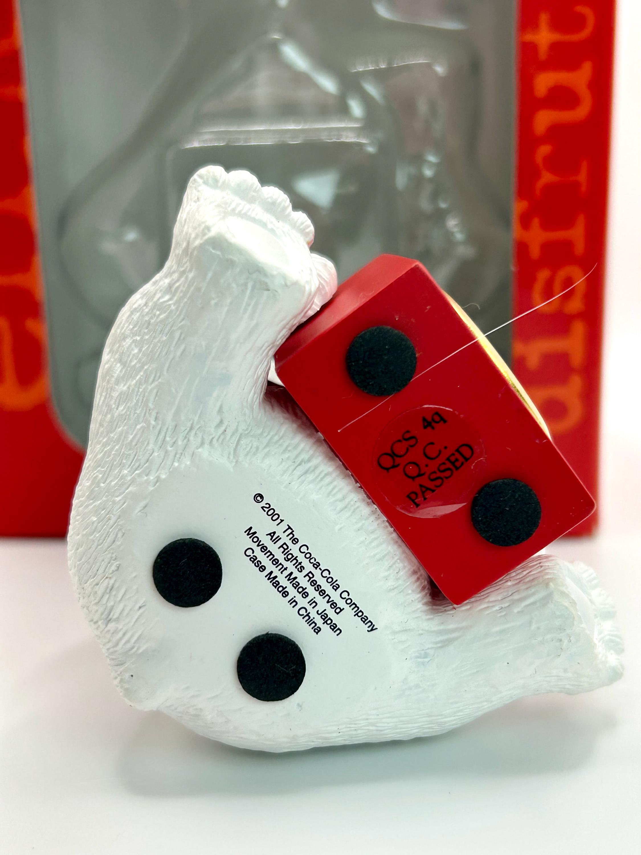 Vintage Coca Cola Polar Bear Mini Clock - 2001 NIB Collectible - Etsy