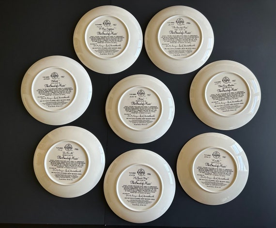 Vintage Collectible the Sound of Music Plates by EDWIN KNOWLES