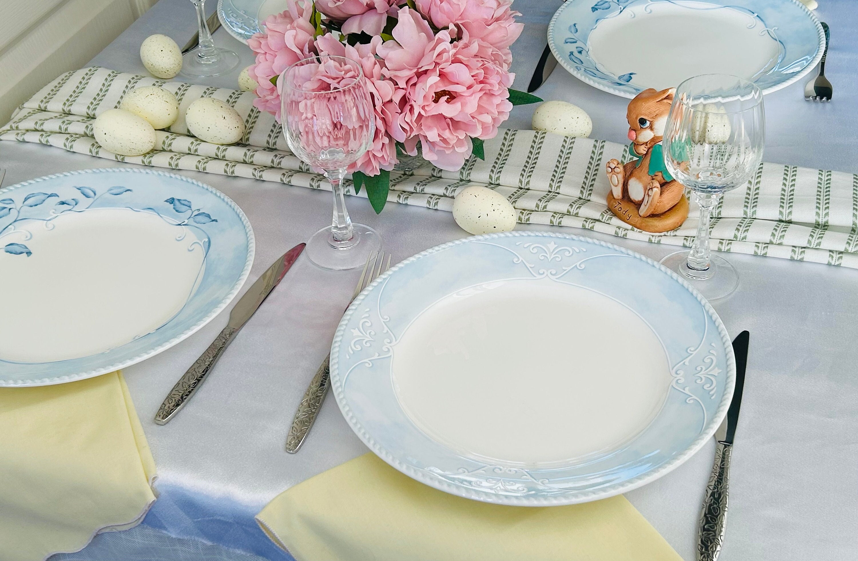 Vintage Lenox Swedish Lodge Dinner Plate: Rose Garland Bone China