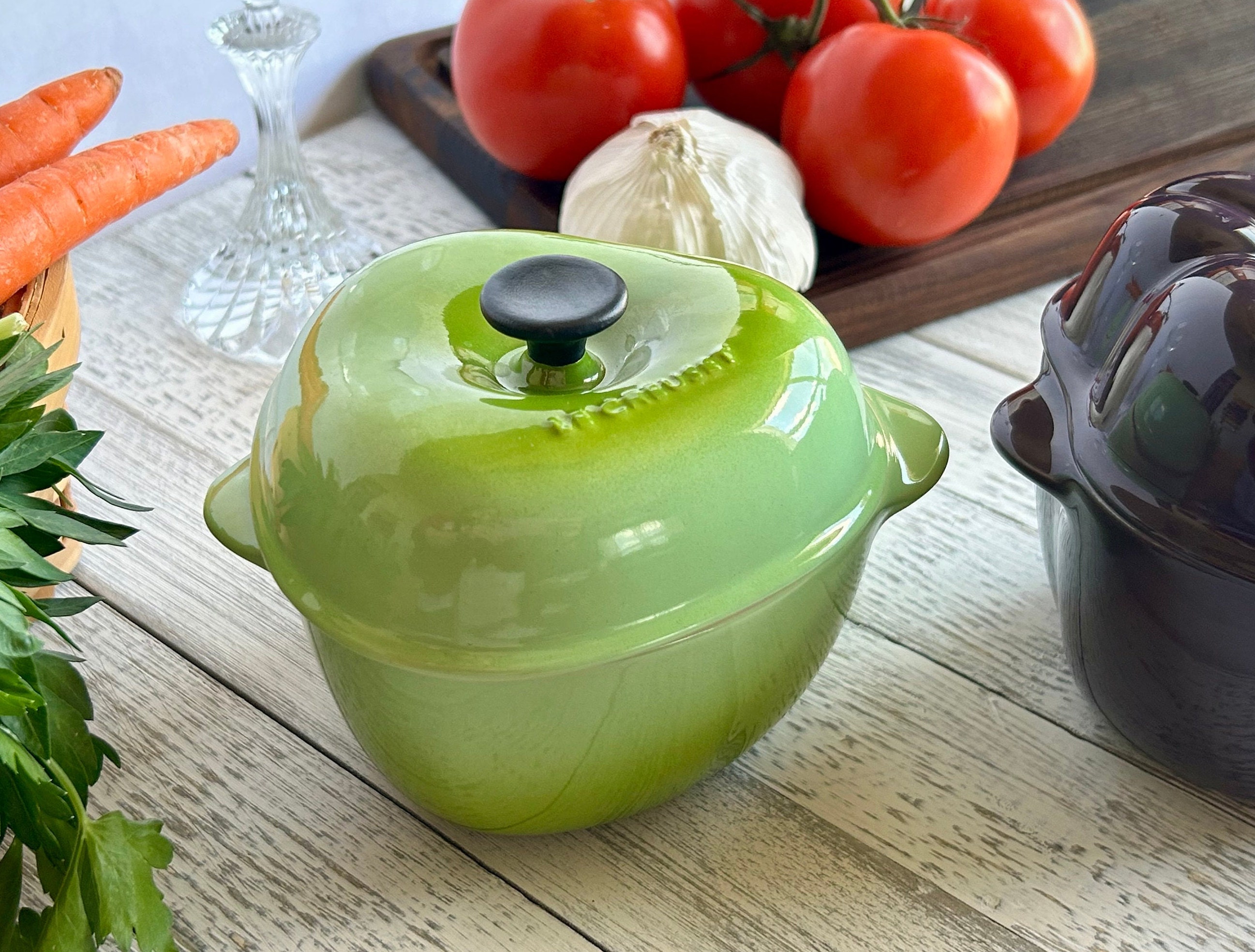 Le Creuset Apple Casserole 400ml Cocotte Pomme, Green Apple Le